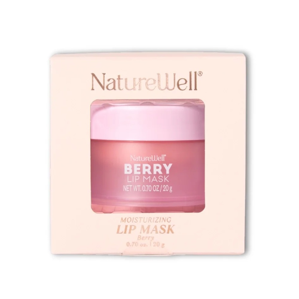 NatureWell Moisturizing Lip Mask- Berry, NEW